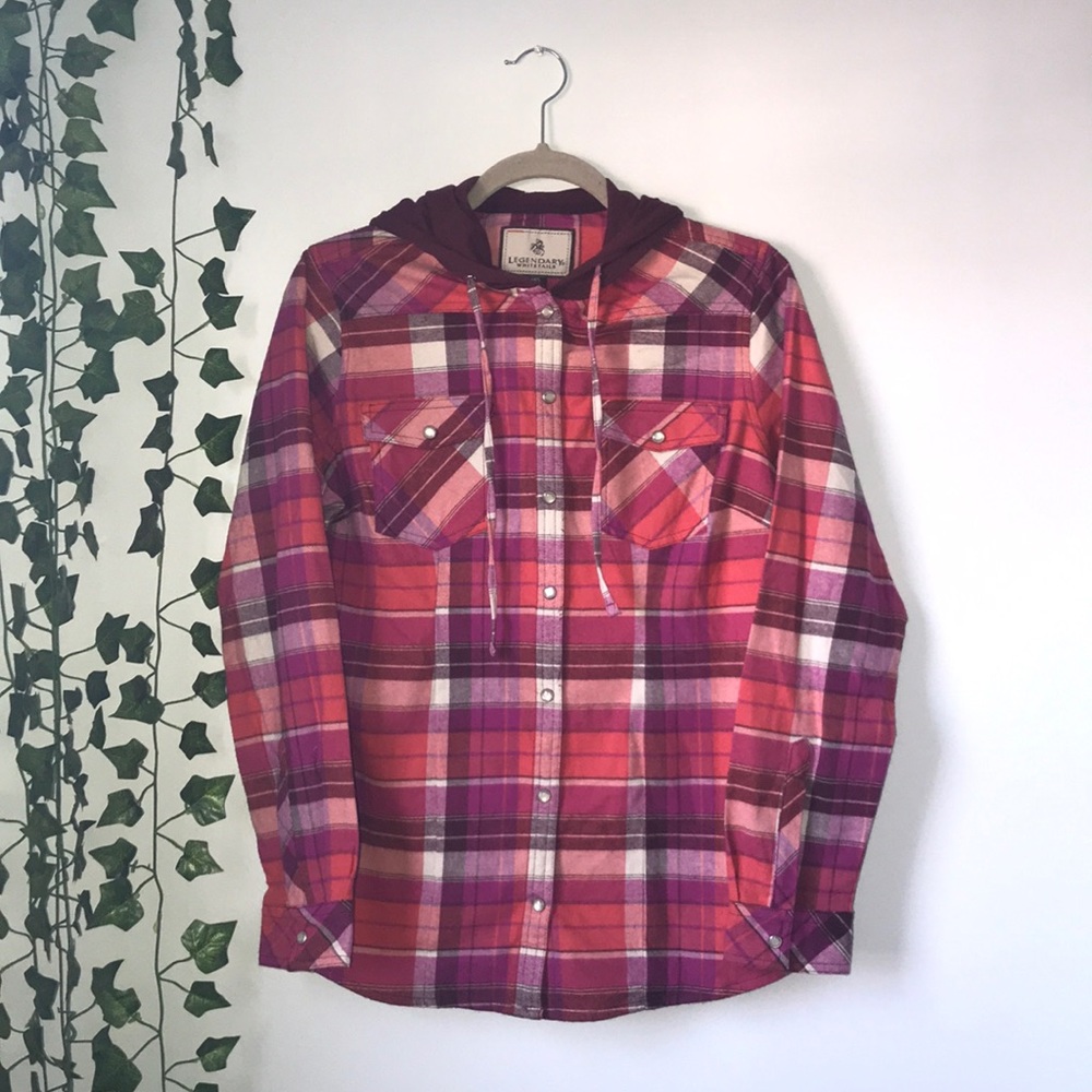 Hooded Flannel NWOT